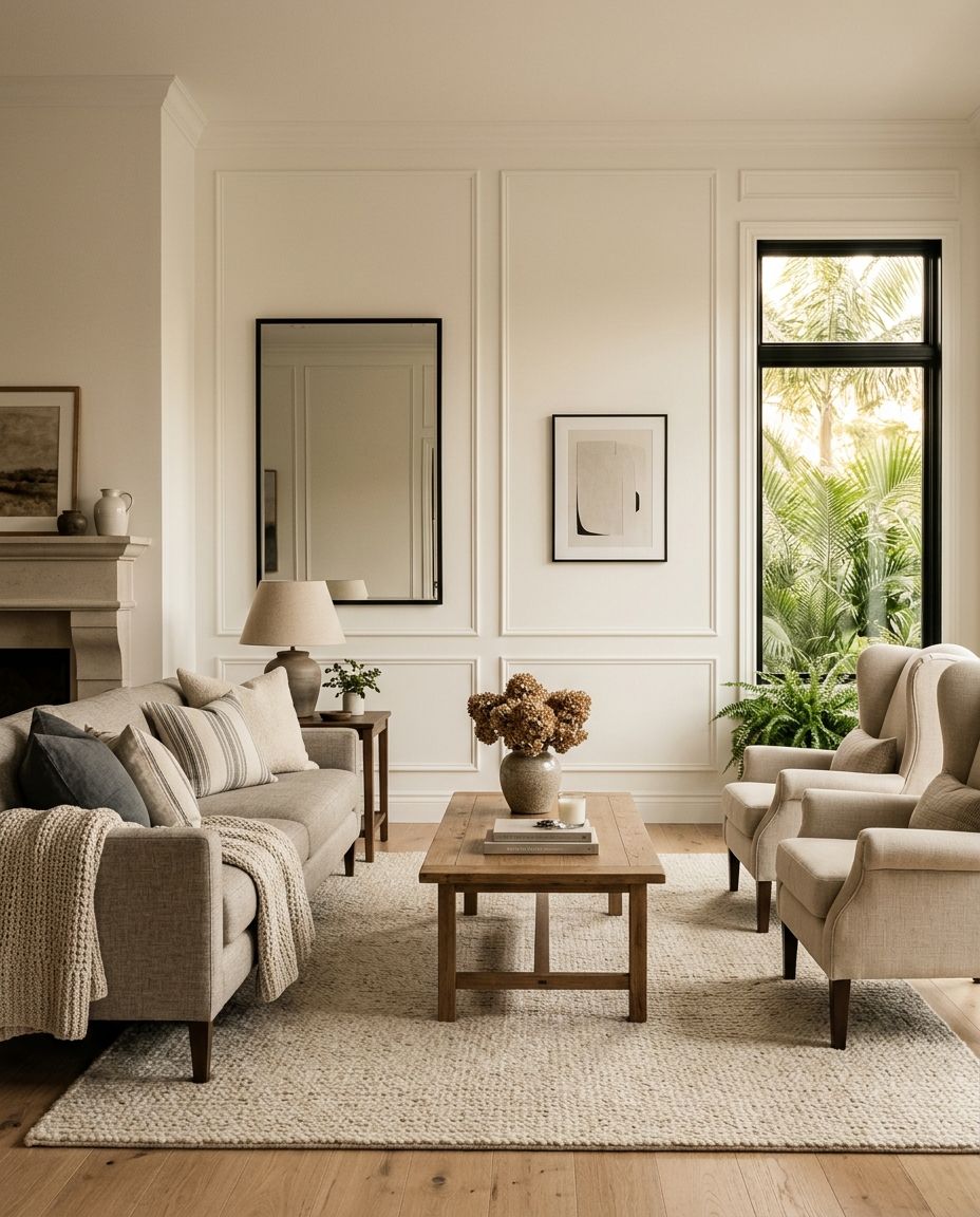 Transitional interior style